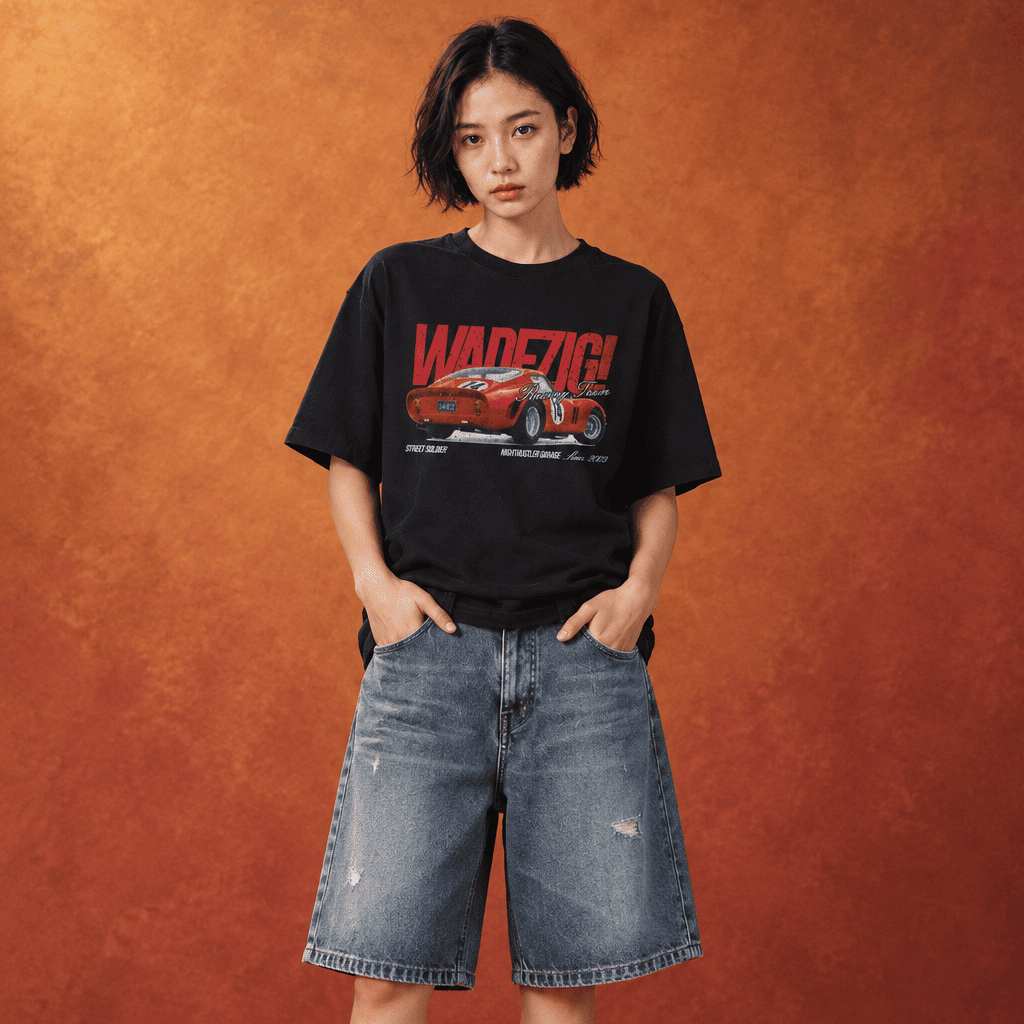 WADEZIG! T-SHIRT - NH GARAGE BLACK