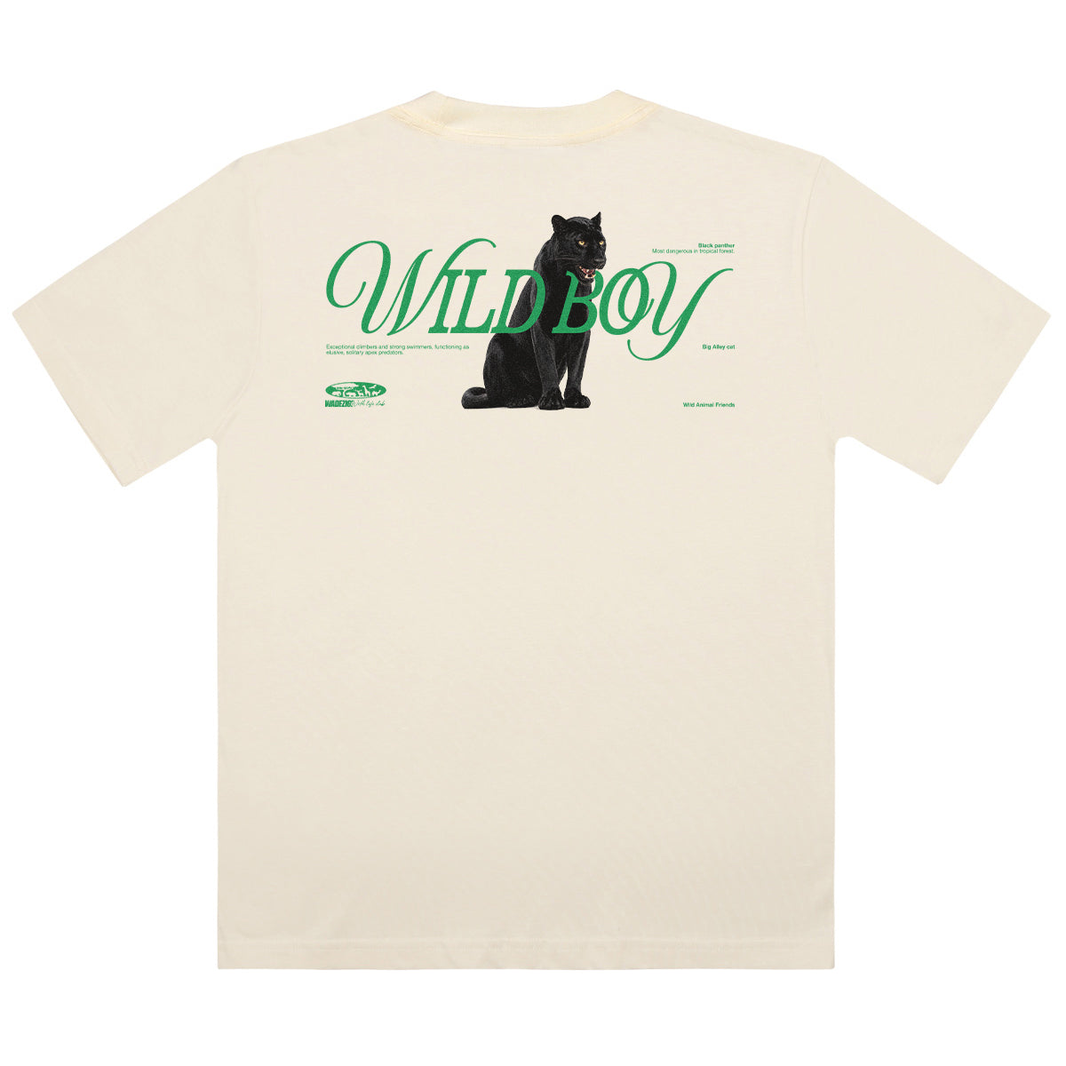 WADEZIG! T-SHIRT - WILDBOY CREAM
