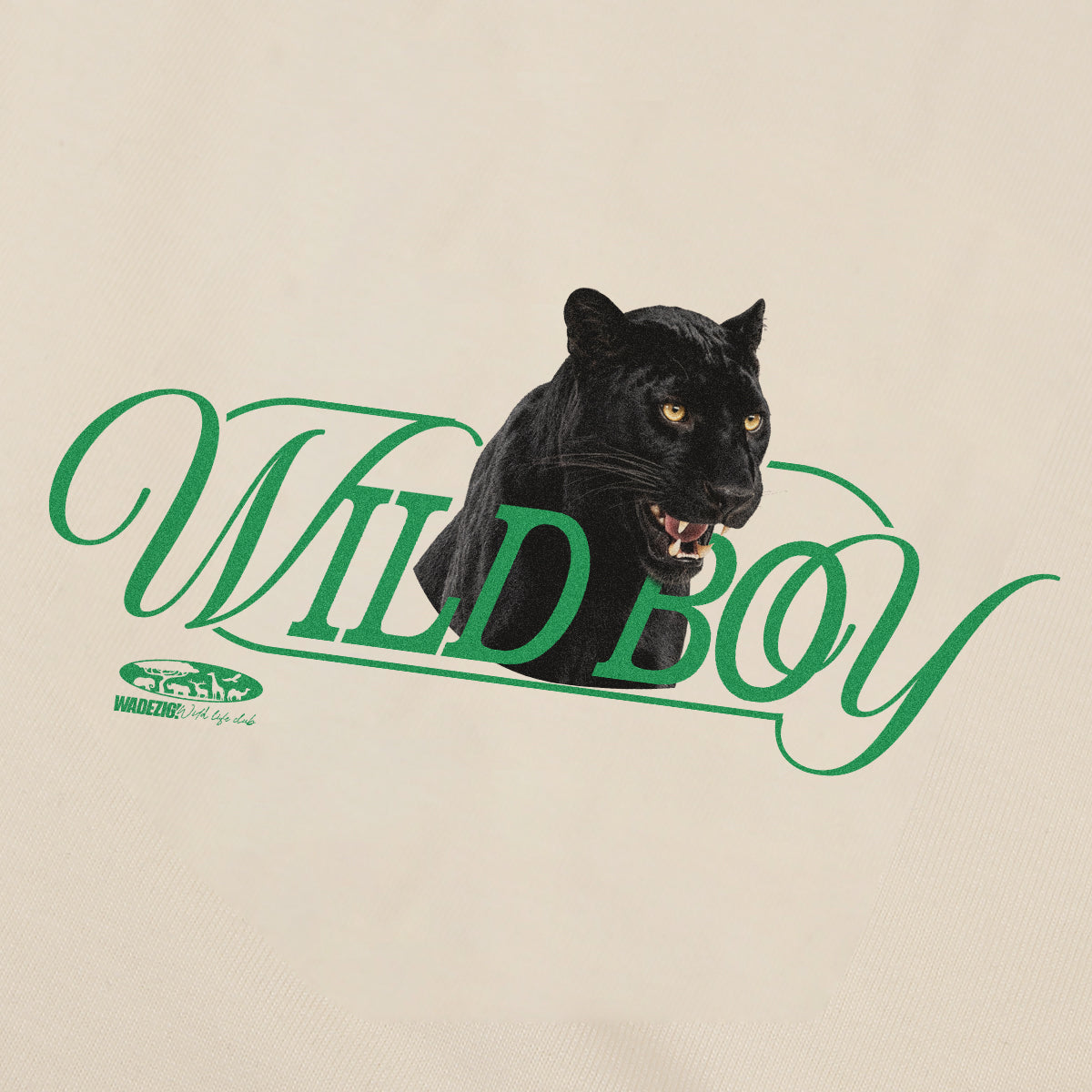 WADEZIG! T-SHIRT - WILDBOY CREAM