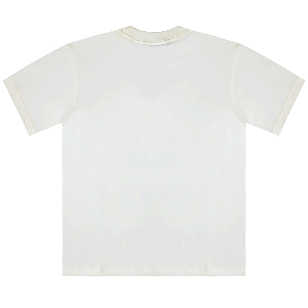 WADEZIG! T-SHIRT - WAFFLES BROKEN WHITE