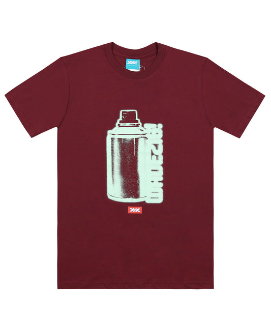 WADEZIG! T-SHIRT - SPRAY MAROON TEES