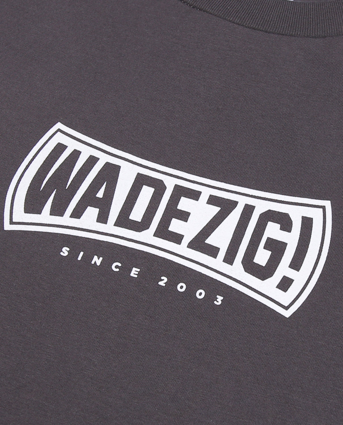 WADEZIG! T-SHIRT - REPRESENT CHARCOAL