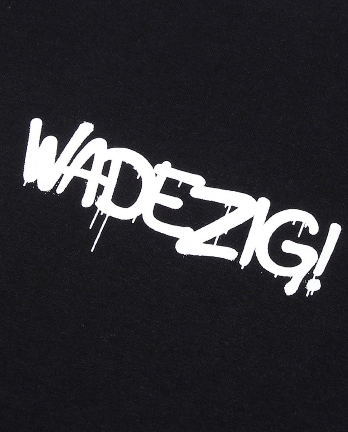 WADEZIG! T-SHIRT - TAGGER BLACK