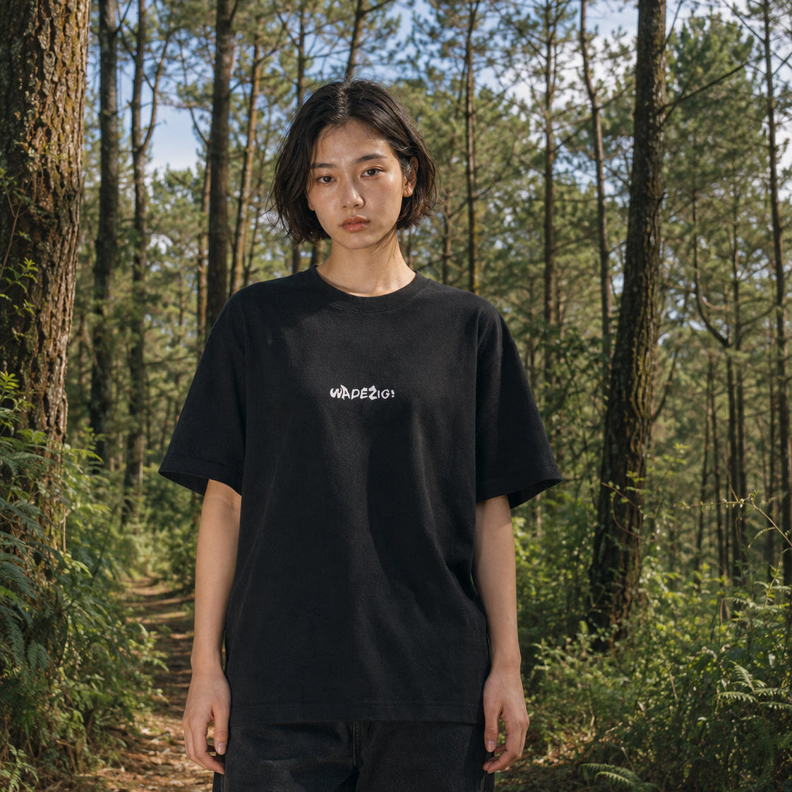 WADEZIG! TSHIRT -  ILLUSION BLACK