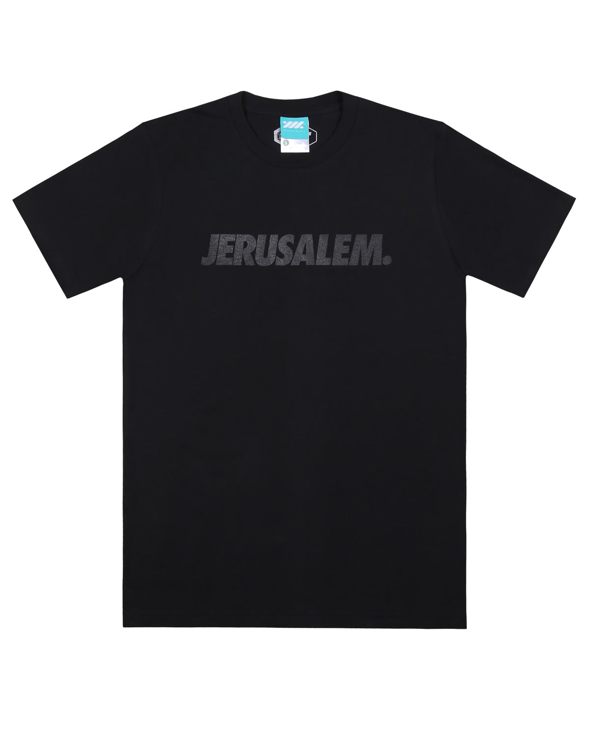 WADEZIG! T-SHIRT - JERUSALEM BLACK ON BLACK