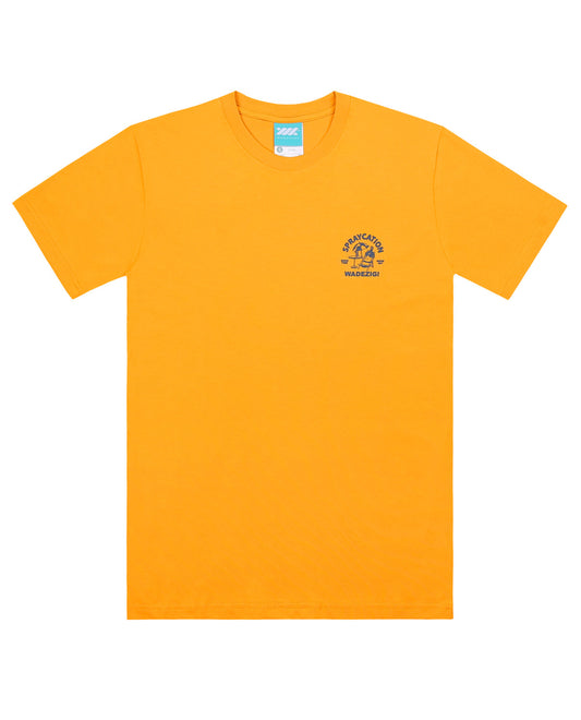 WADEZIG! T-SHIRT -  SPRAYCATION MUSTARD YELLOW