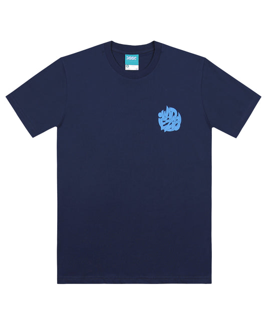 WADEZIG! T-SHIRT - THE CIRCLE NAVY