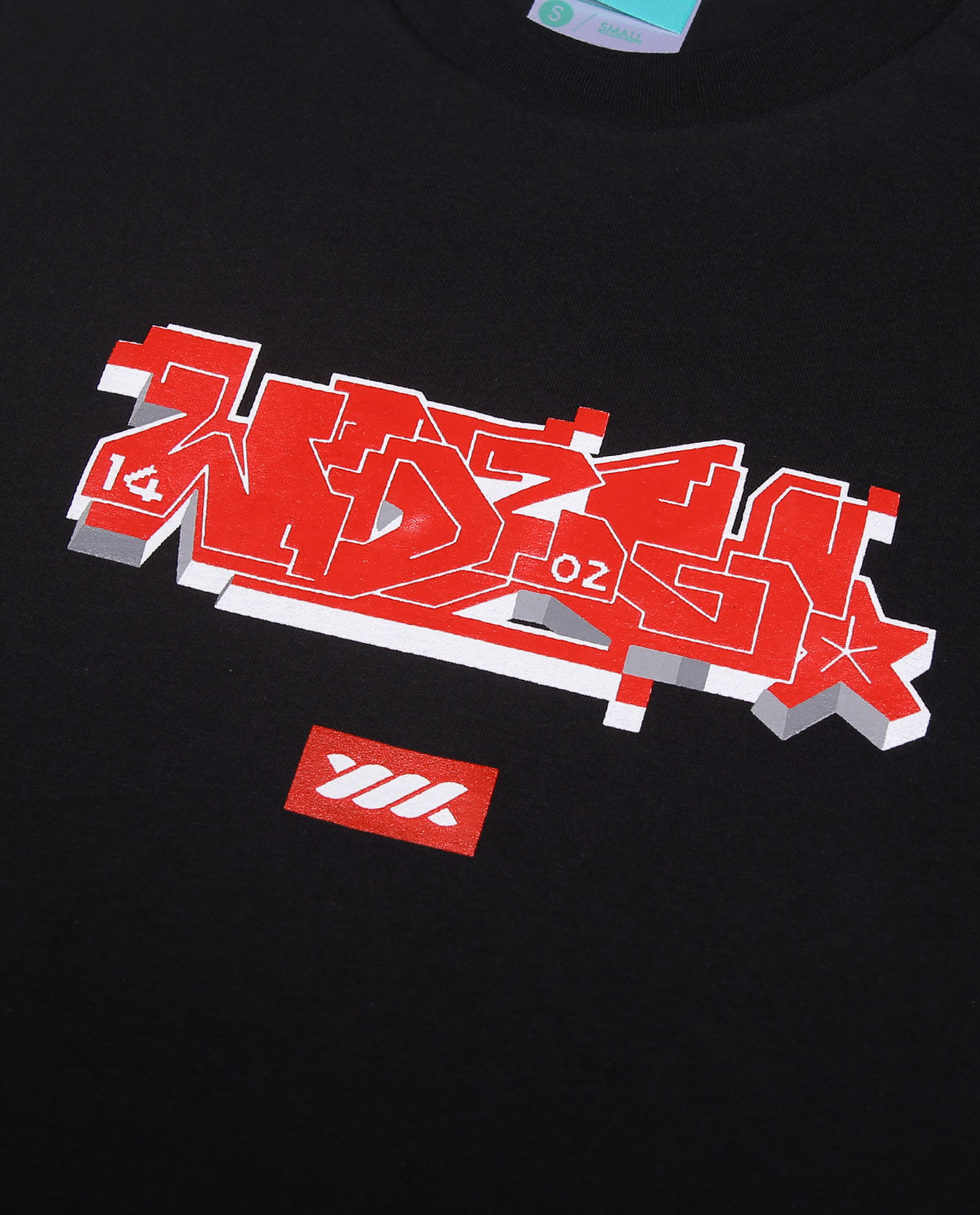 WADEZIG! T-SHIRT - STRENGTH LINE BLACK