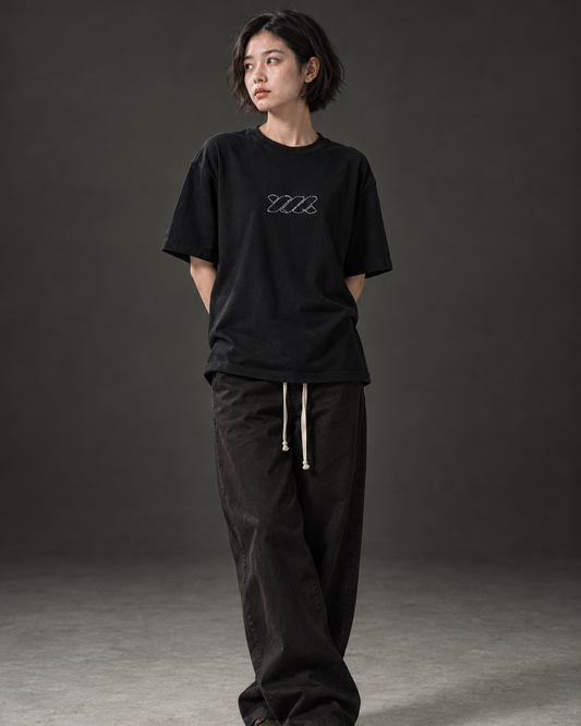 WADEZIG! T-SHIRT - PLASTIC BLACK