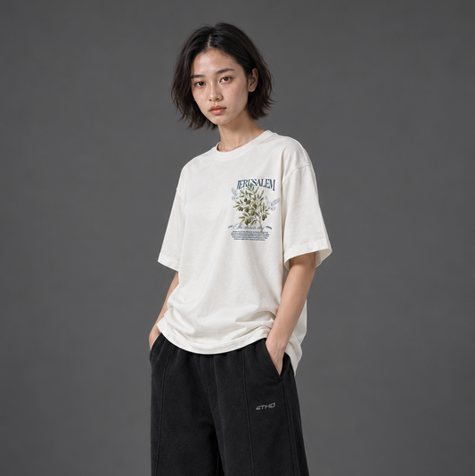 WADEZIG T-SHIRT - JCC BROKEN WHITE