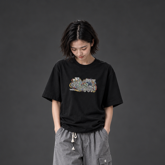 WADEZIG! T-SHIRT - KOMPONENT BLACK