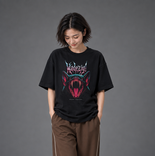 WADEZIG! T-SHIRT - NIGONY BLACK