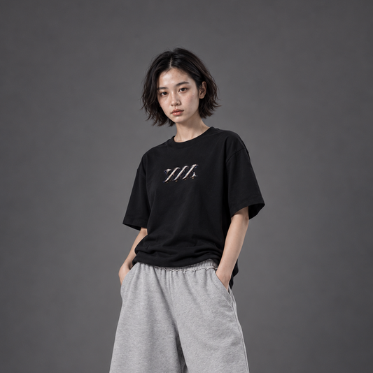 WADEZIG! T-SHIRT - BACKPAIN BLACK