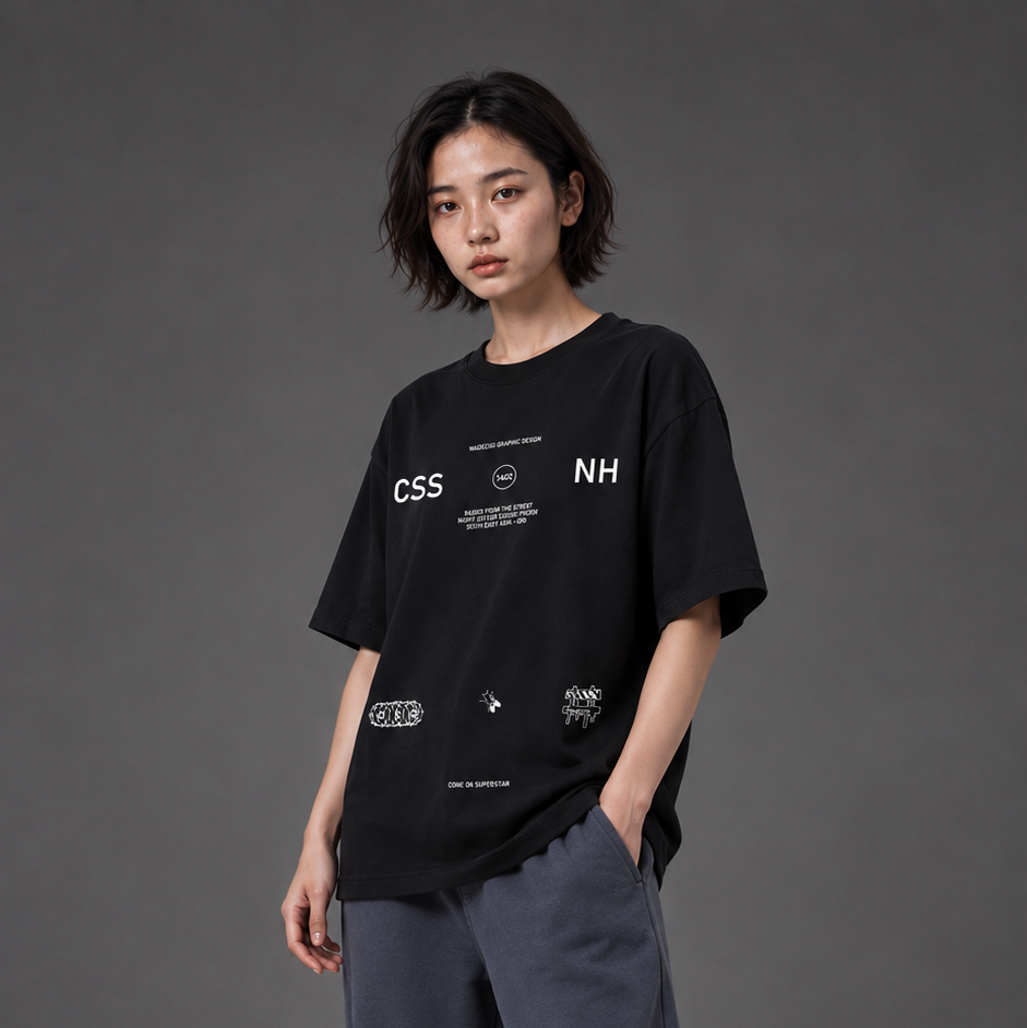 WADEZIG! T-SHIRT - PACKER BLACK