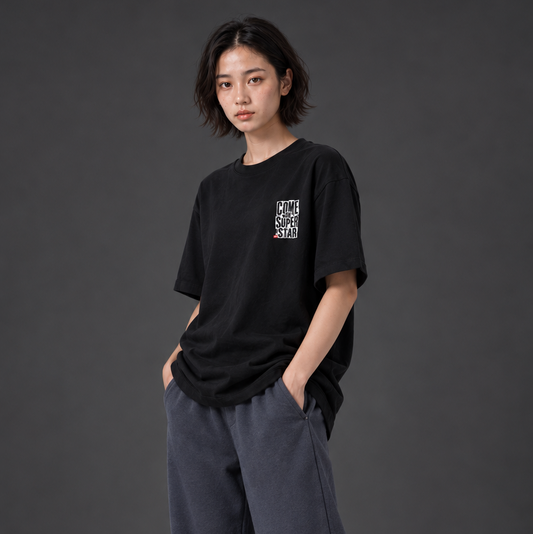 WADEZIG! T-SHIRT - TEARPASTE BLACK