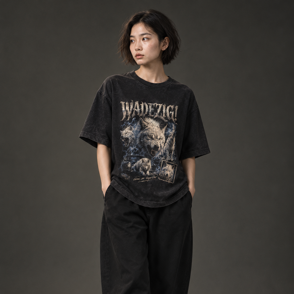 WADEZIG! T-SHIRT - WOLFIE PREMIUM VINTAGE