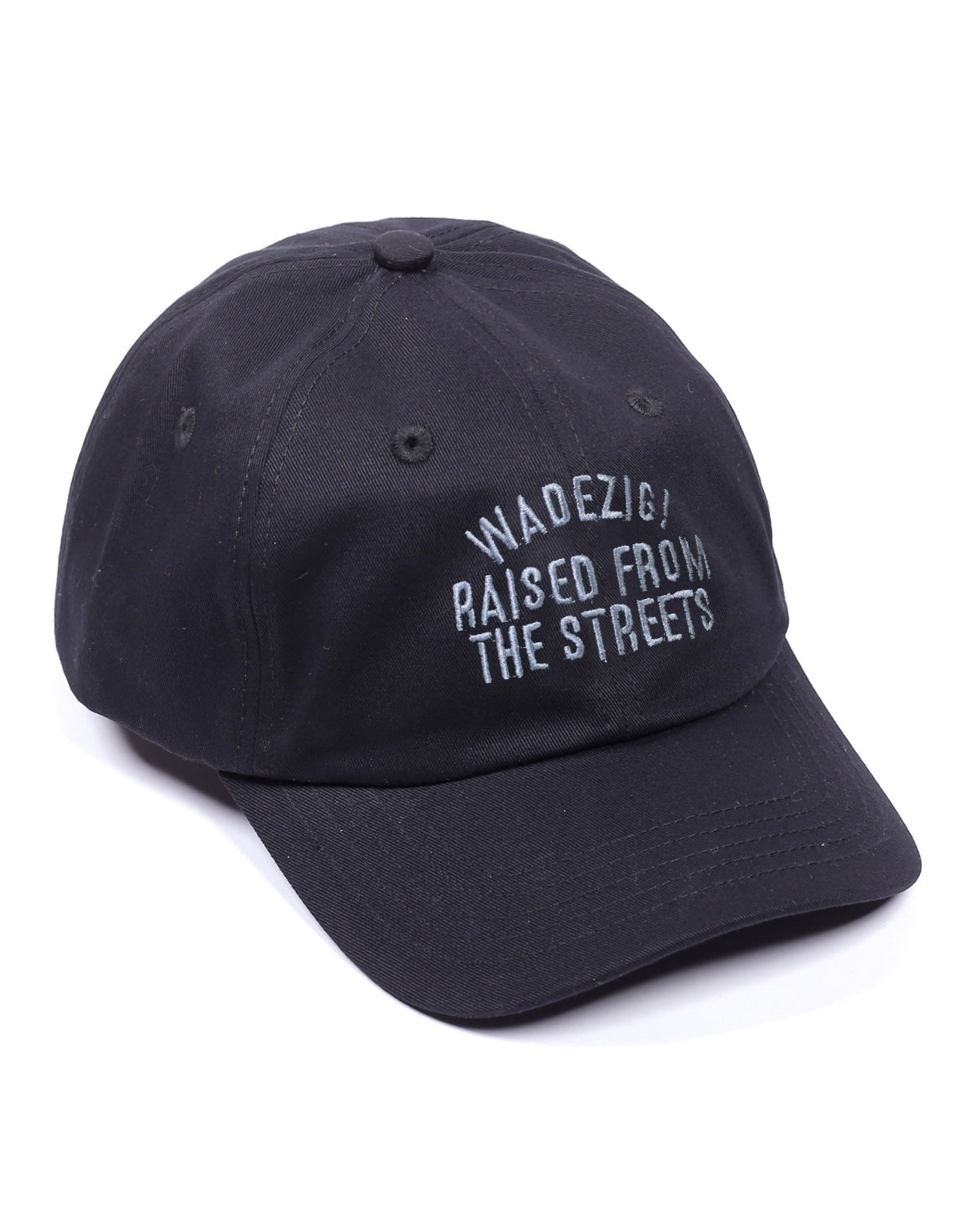 WADEZIG! HEADWEAR - RAISED DADHAT BLACK #2