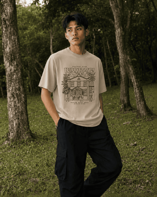 WADEZIG! T-SHIRT - HOTEL BEIGE