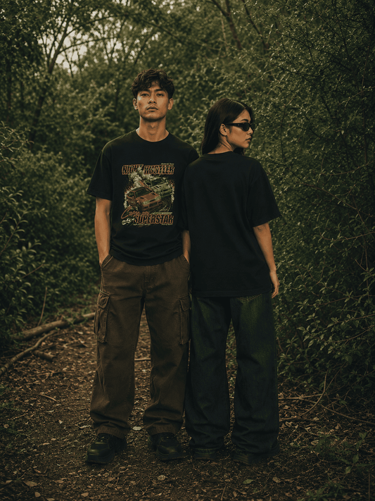 WADEZIG! T-SHIRT - RACER BLACK