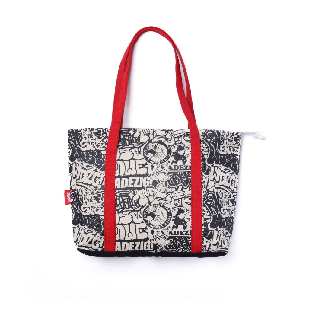 WADEZIG! TOTEBAG - GRAFFITI STICKER TOTEBAG
