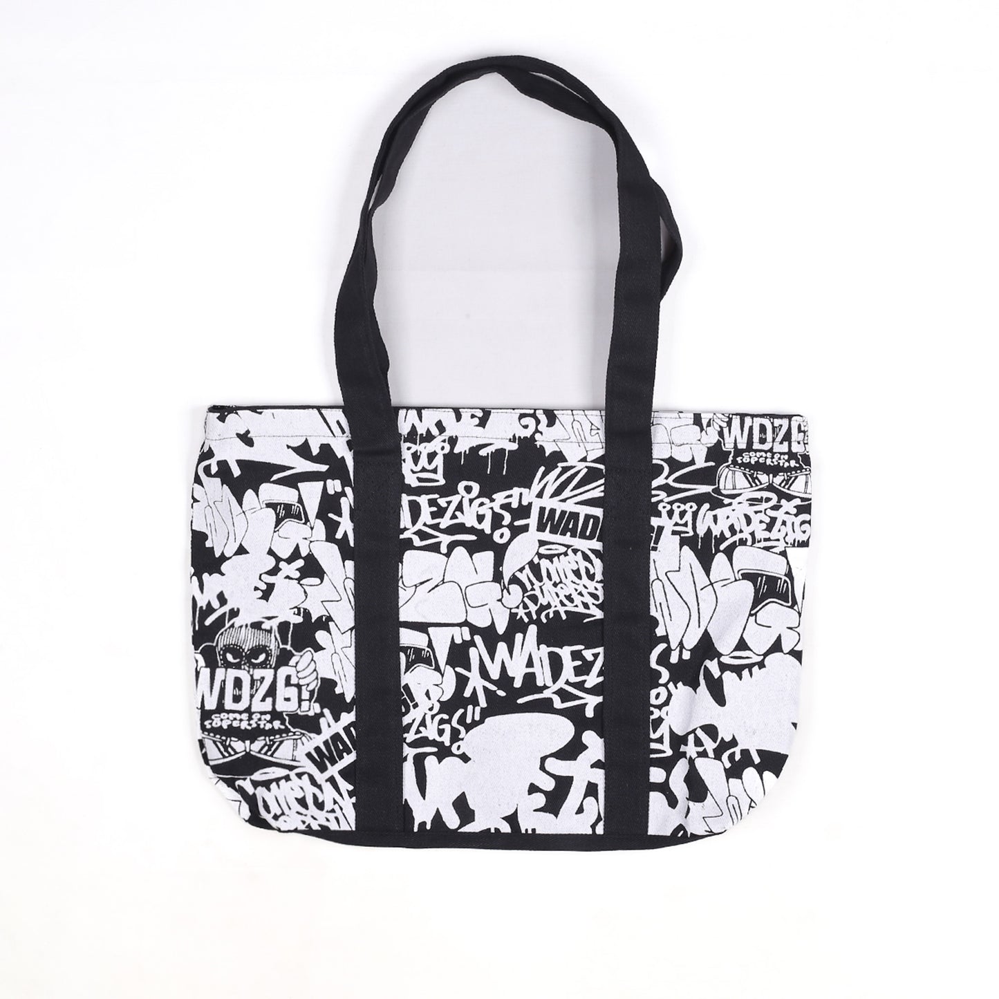 WADEZIG! BAG - GRAFFITI TOTEBAG BLACK