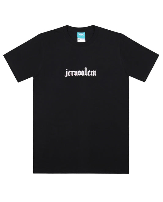 WADEZIG! T-SHIRT - THE RAVEN JERUSALEM SERIES BLACK