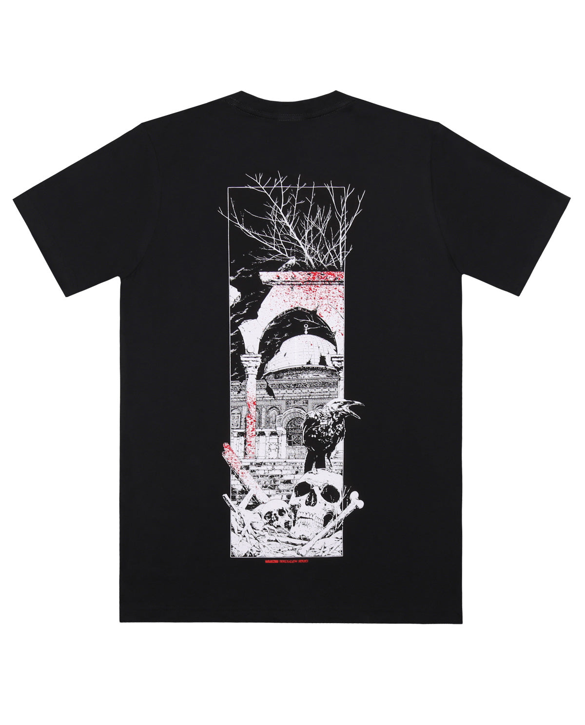 WADEZIG! T-SHIRT - THE RAVEN JERUSALEM SERIES BLACK