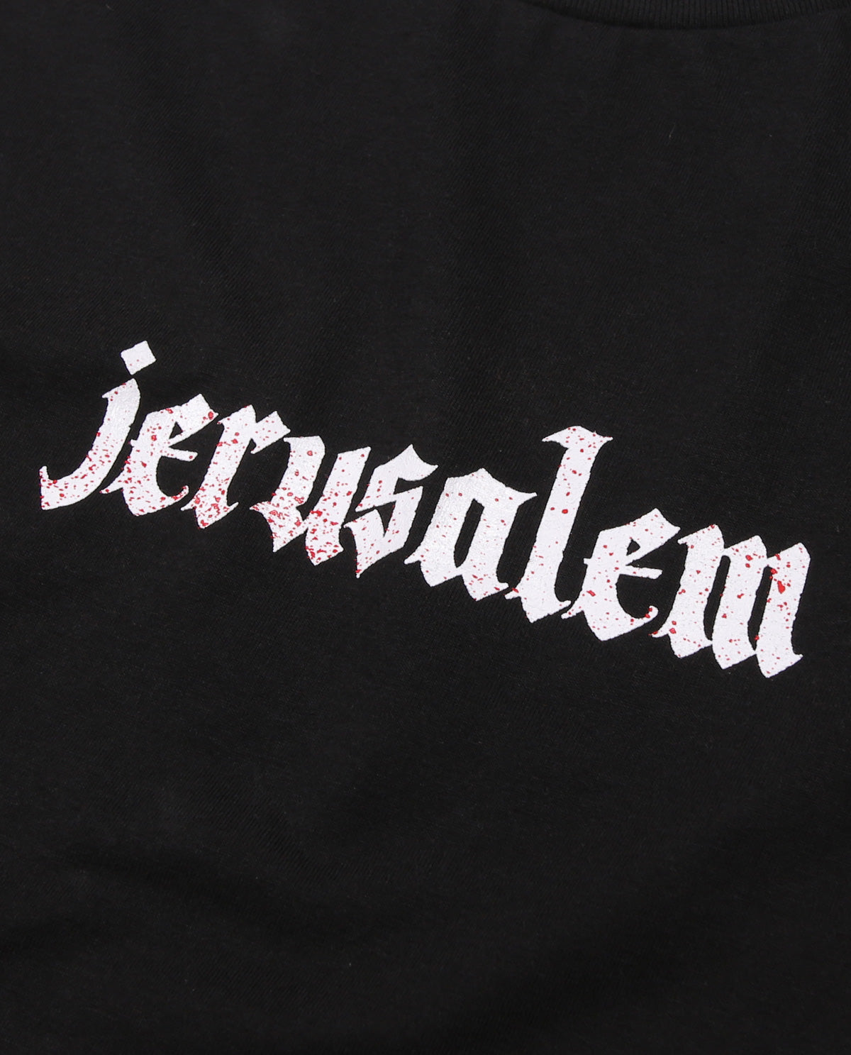 WADEZIG! T-SHIRT - THE RAVEN JERUSALEM SERIES BLACK