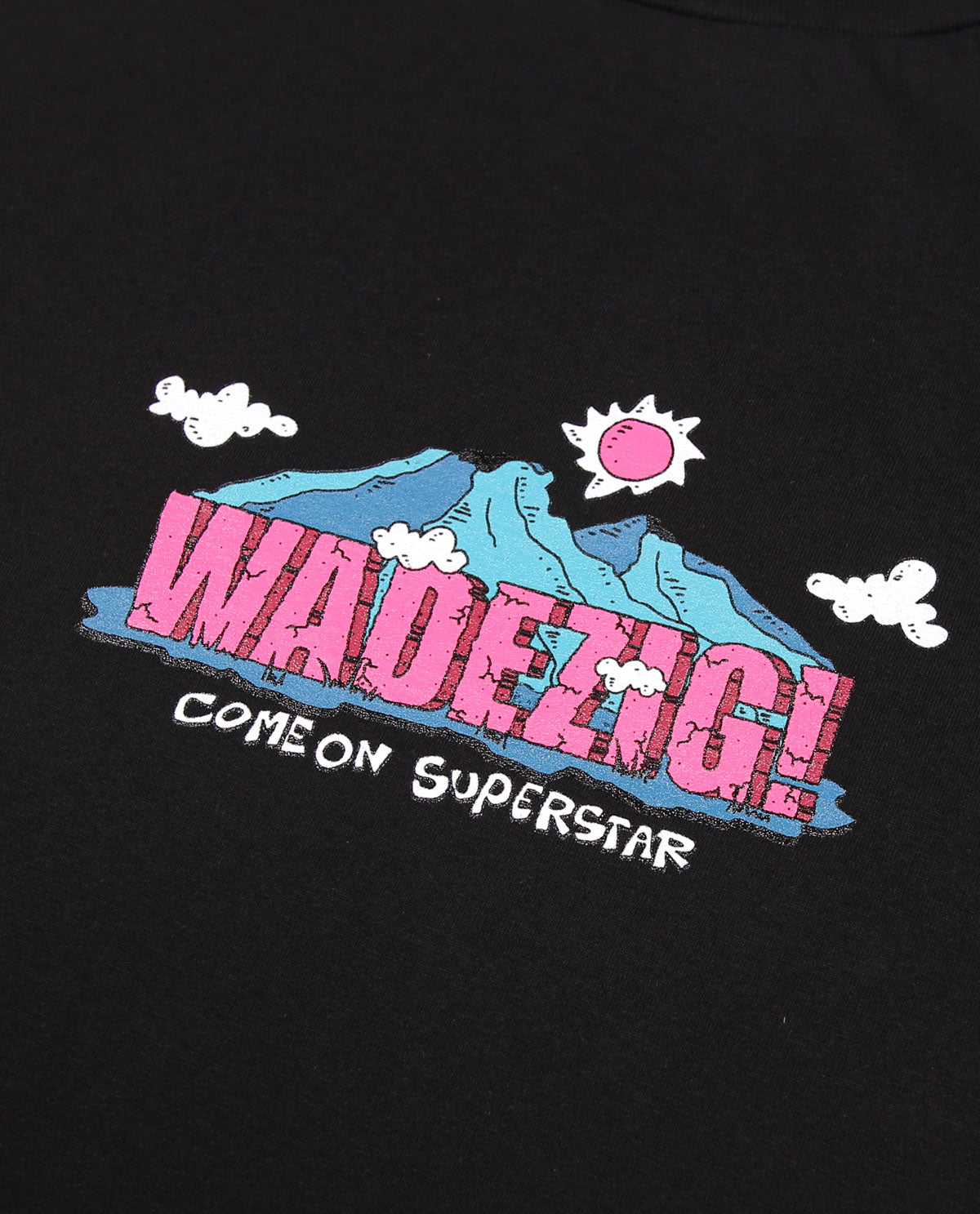 WADEZIG! T-SHIRT - MOUNTAIN BLACK