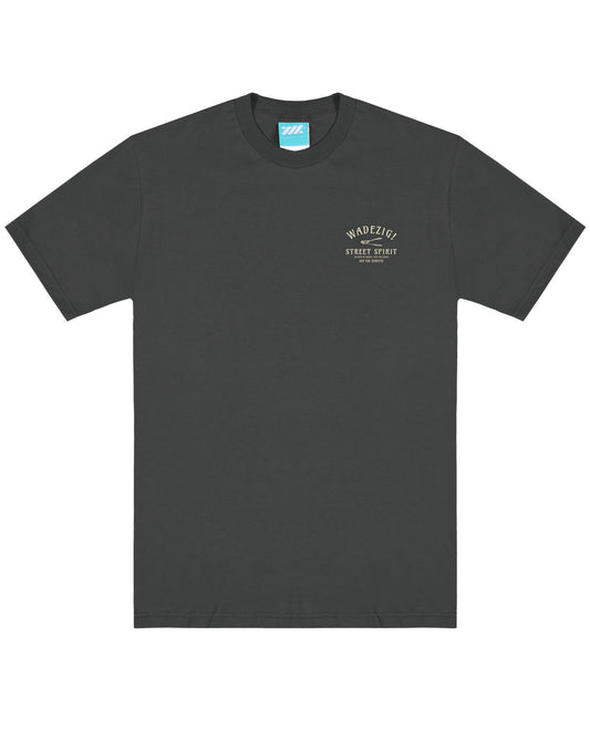 WADEZIG! T-SHIRT - STREET SPIRIT CHARCOAL