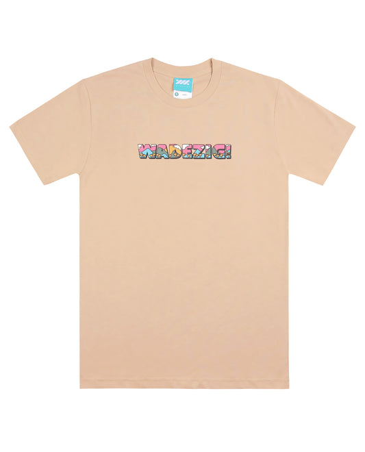 WADEZIG! T-SHIRT - VIEW BEIGE