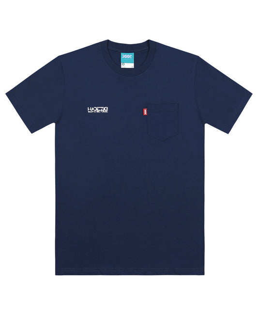 WADEZIG! T-SHIRT - CIRCA LIGHT NAVY