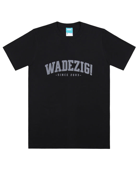 WADEZIG! T-SHIRT - STENO BLACK