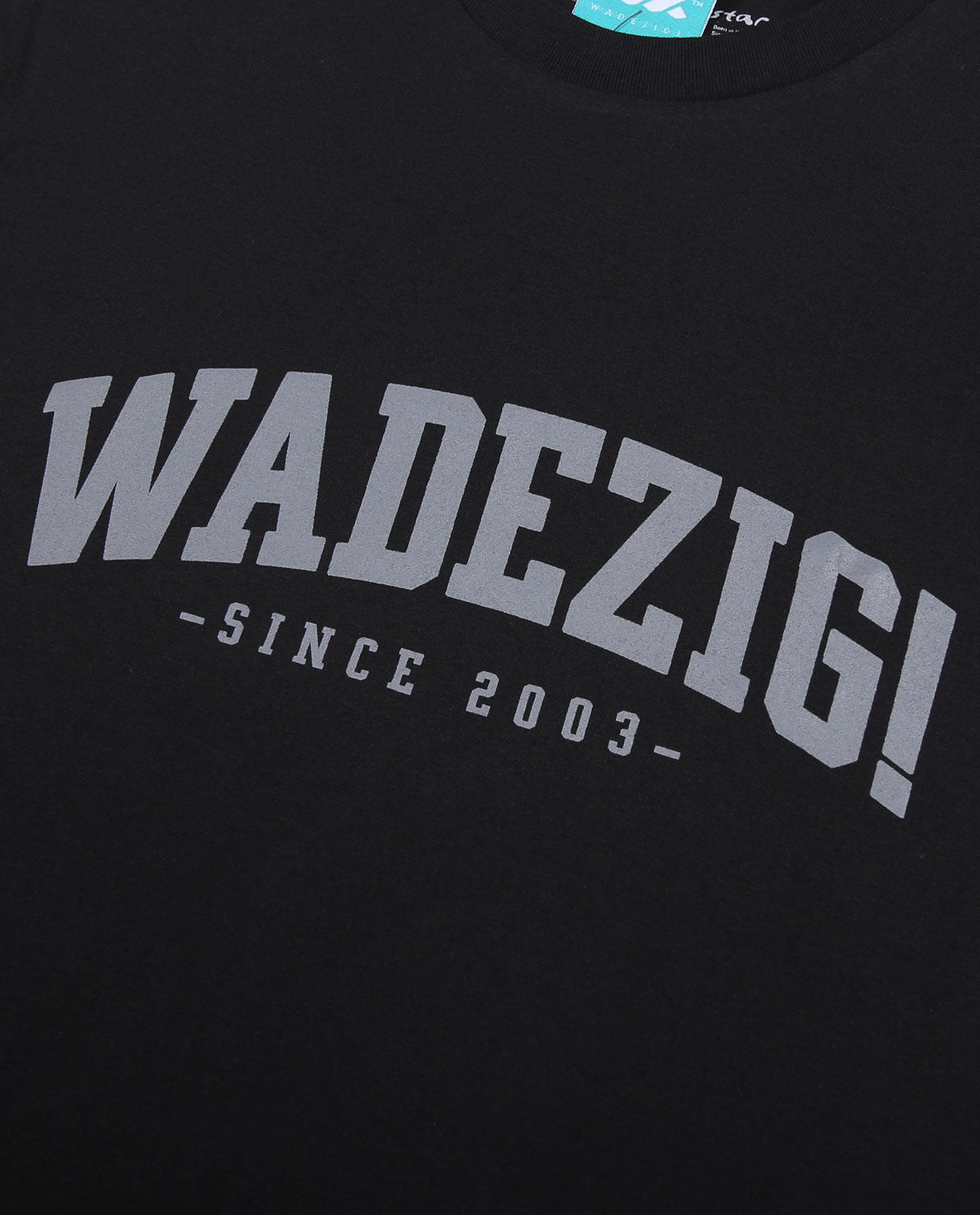 WADEZIG! T-SHIRT - STENO BLACK