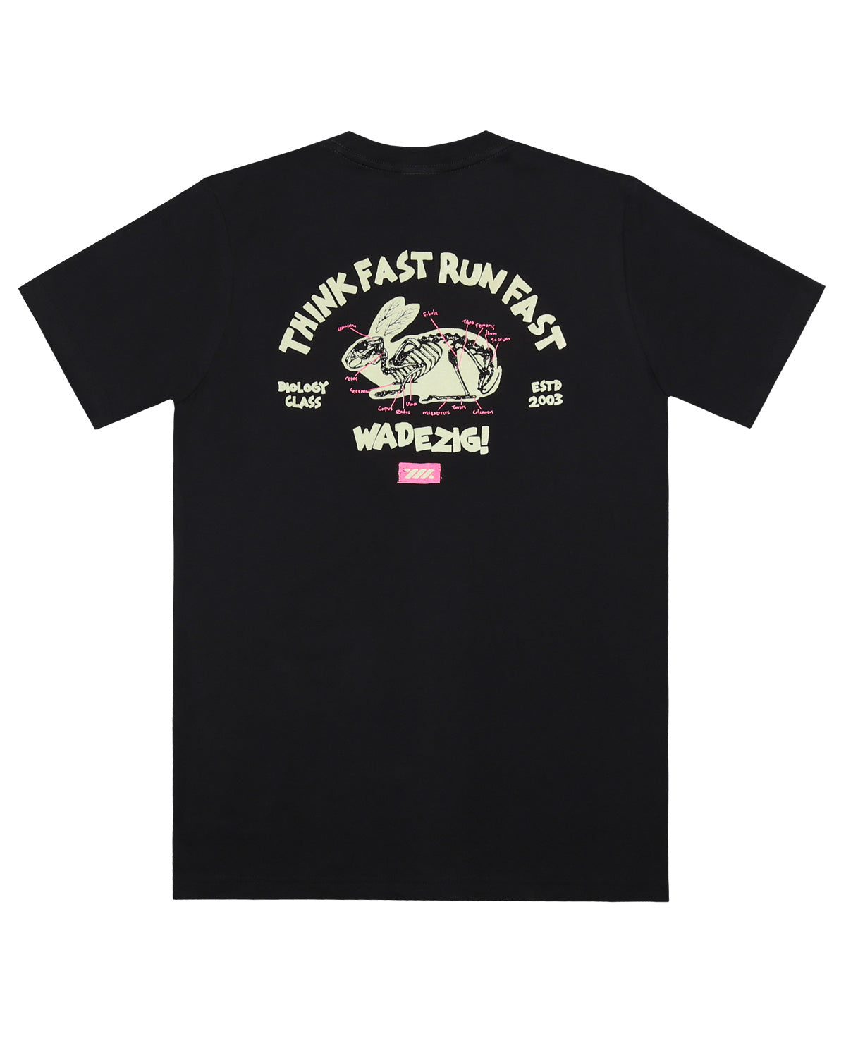 WADEZIG! T-SHIRT - FAST BLACK