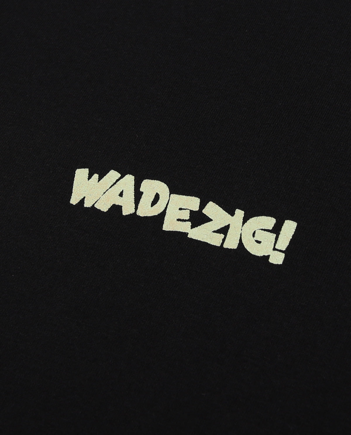 WADEZIG! T-SHIRT - FAST BLACK