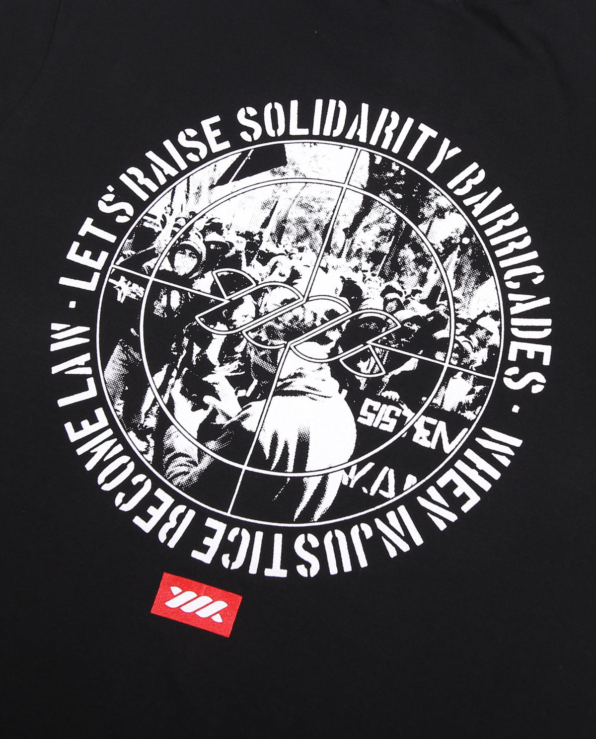 WADEZIG! T-SHIRT - SOLIDARITY BLACK