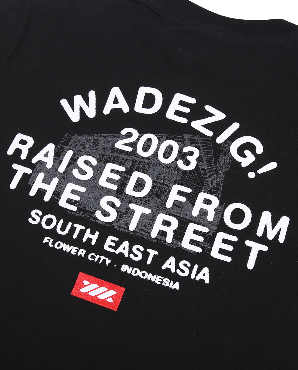 WADEZIG! T-SHIRT - PLAY GROUND BLACK