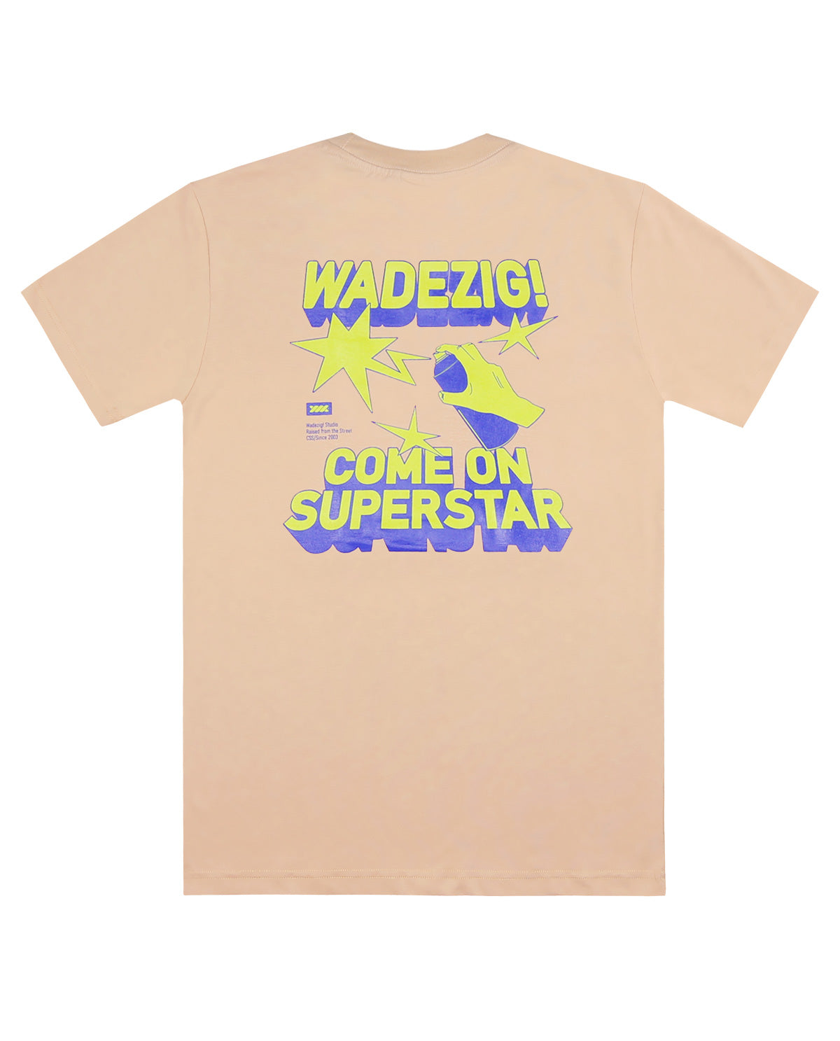 WADEZIG! T-SHIRT - MOONR BEIGE