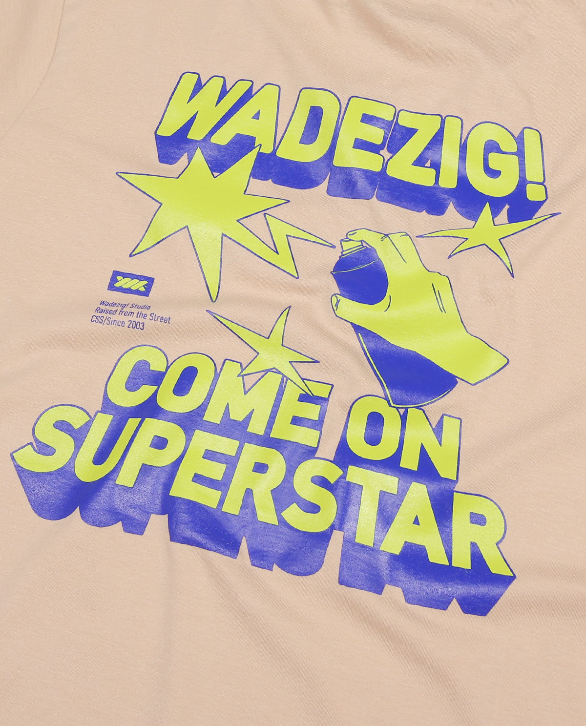 WADEZIG! T-SHIRT - MOONR BEIGE