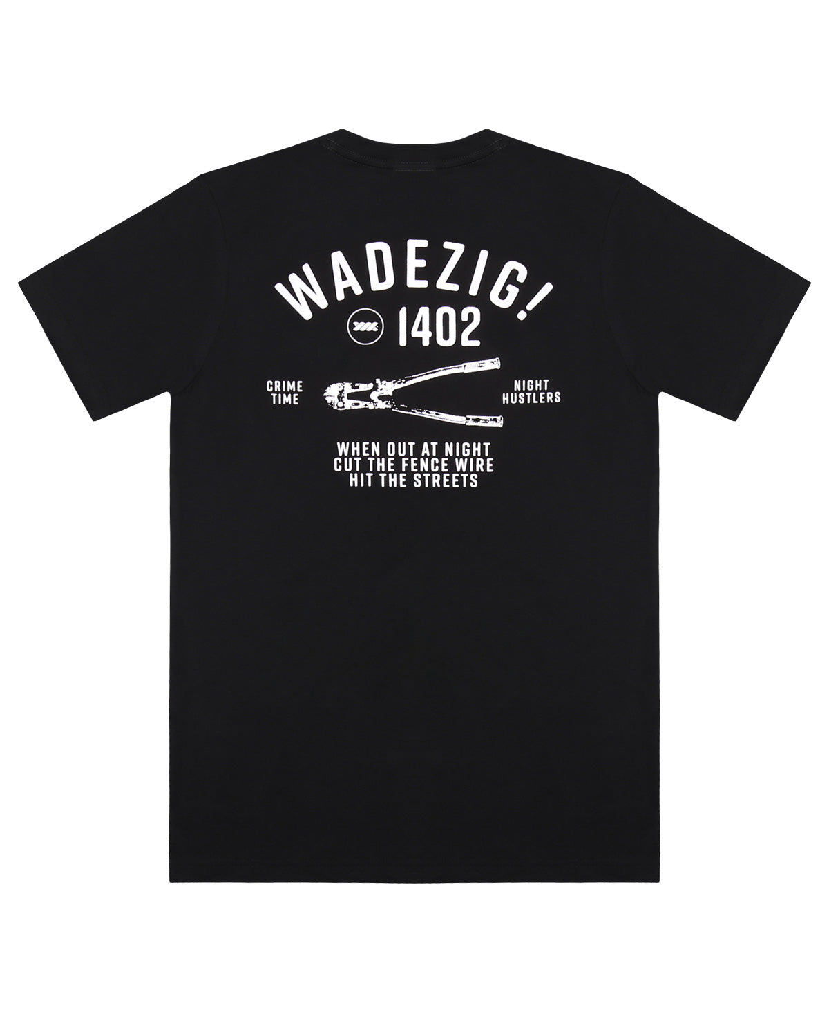 WADEZIG! T-SHIRT - CRIMINAL BLACK