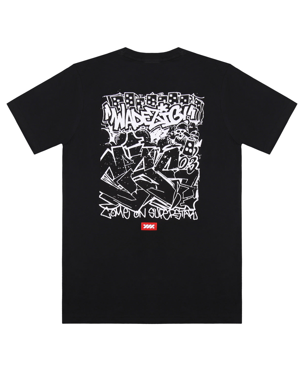 WADEZIG! T-SHIRT - TSUNAMI BLACK