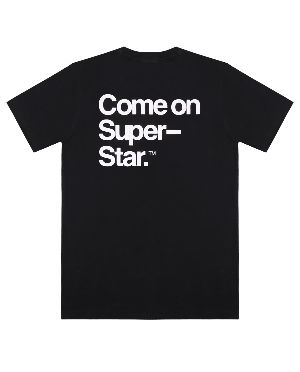 WADEZIG! T-SHIRT - COME ON SUPERSTAR BLACK