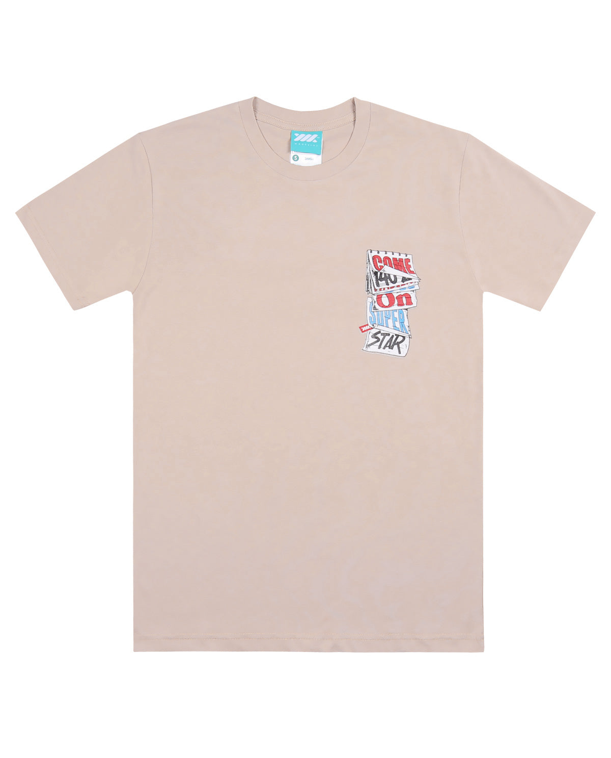 WADEZIG! T-SHIRT - PATH LIGHT BROWN