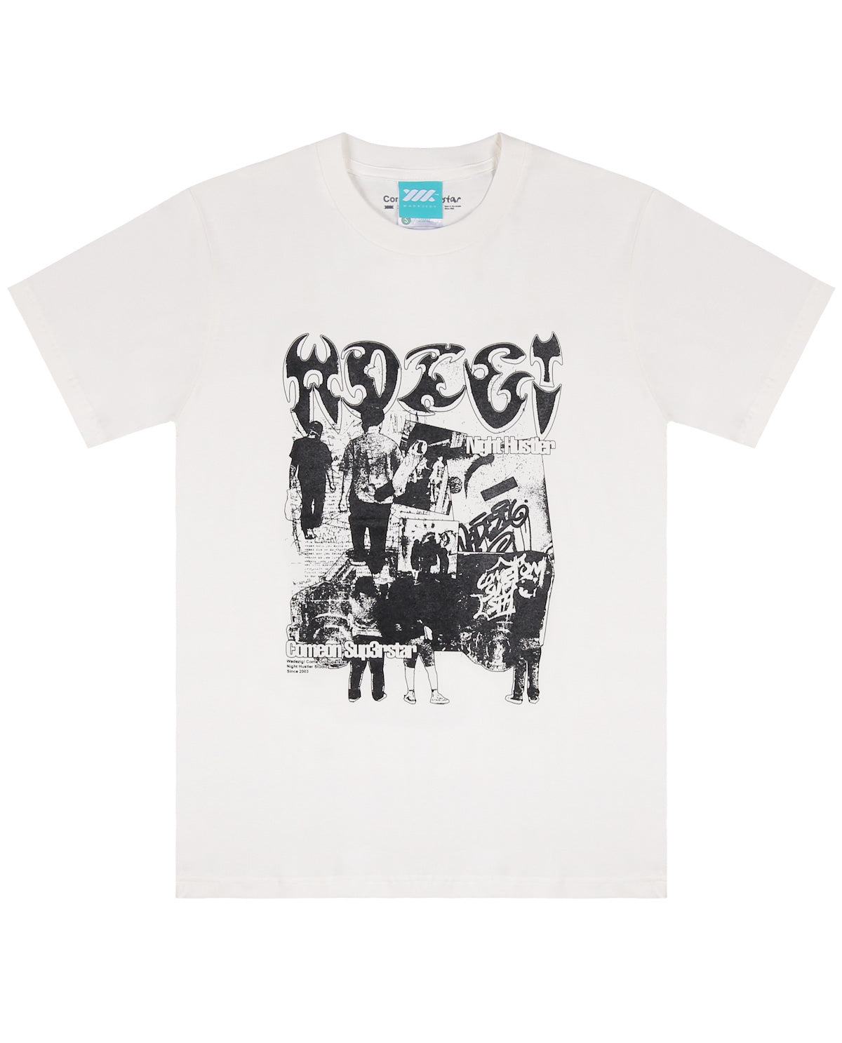 WADEZIG! T-SHIRT - NIGHT OUT BW