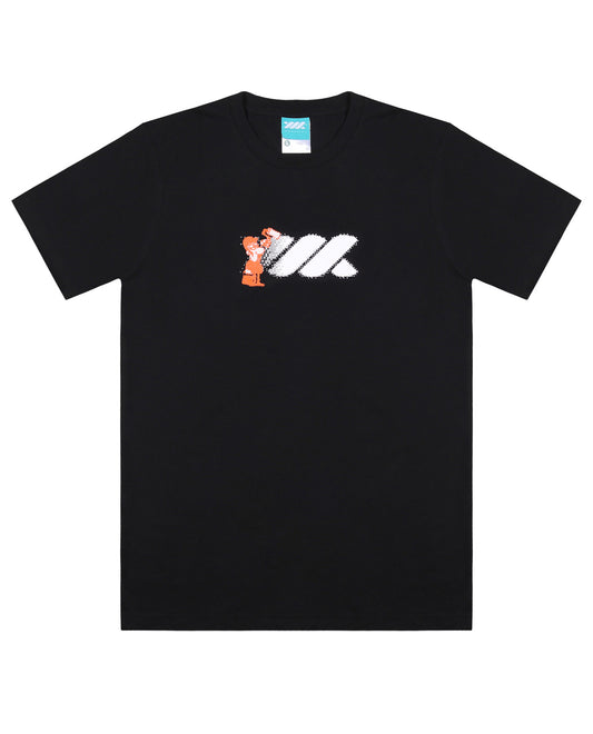 WADEZIG! T-SHIRT - REMOVER TWISTY BLACK