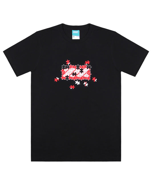 WADEZIG! T-SHIRT - PUZZLA BLACK