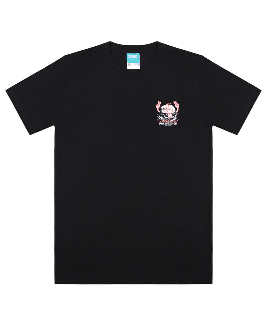 WADEZIG! T-SHIRT - BURGERMAN BLACK