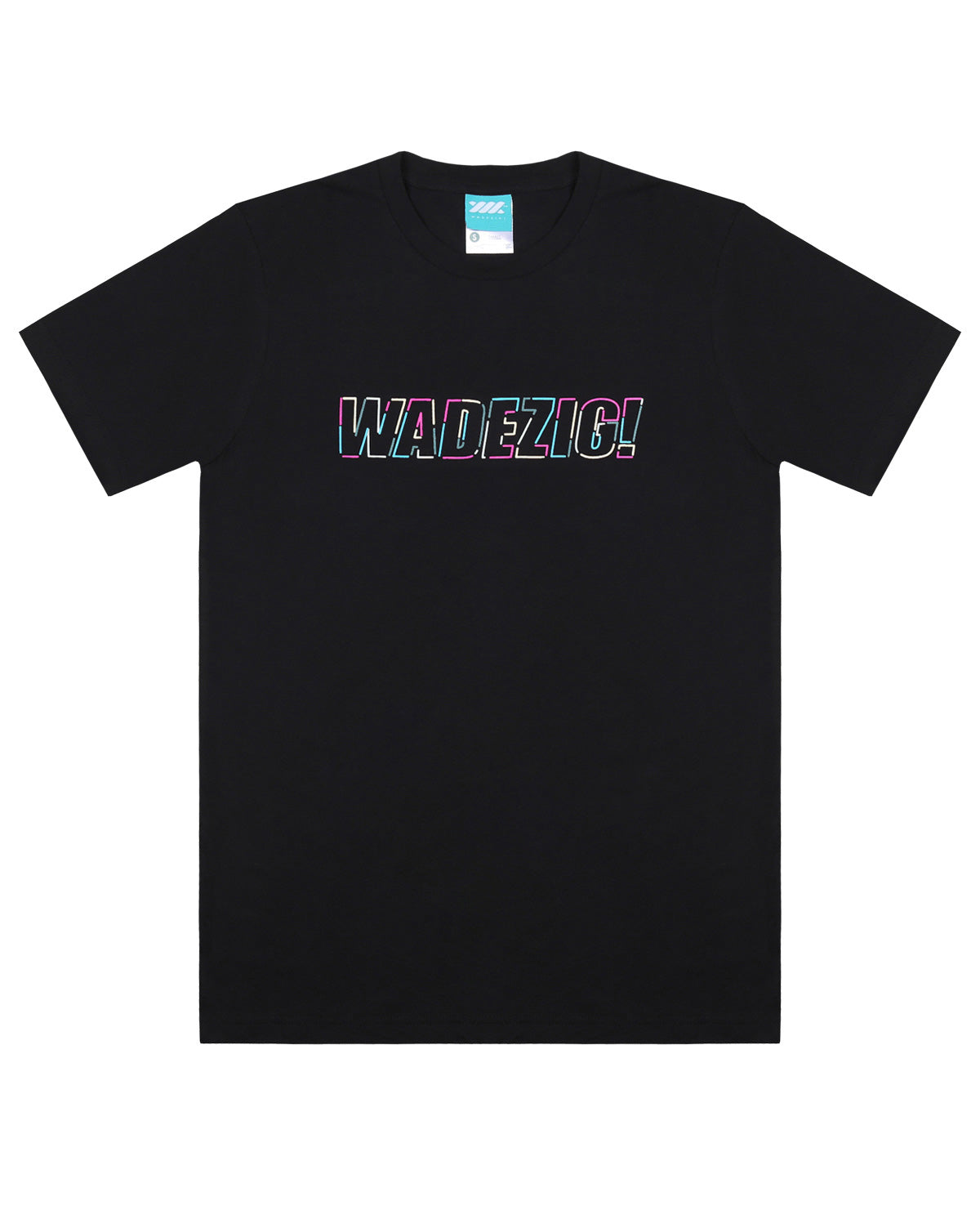 WADEZIG! T-SHIRT - LINE ART BLACK