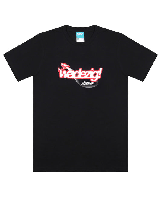 WADEZIG! T-SHIRT - CCTV BLACK